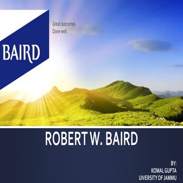 Robert w. baird | PPTX