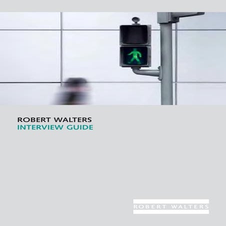 Robert Walters Interview Guide