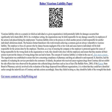 Concept of liability | PDF