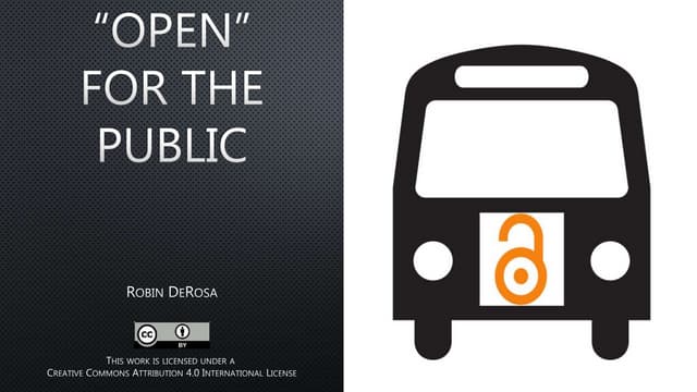 Ignite Talk: "Open" For The Public