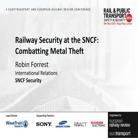 Robin Forrest, International Relations, SNCF Security