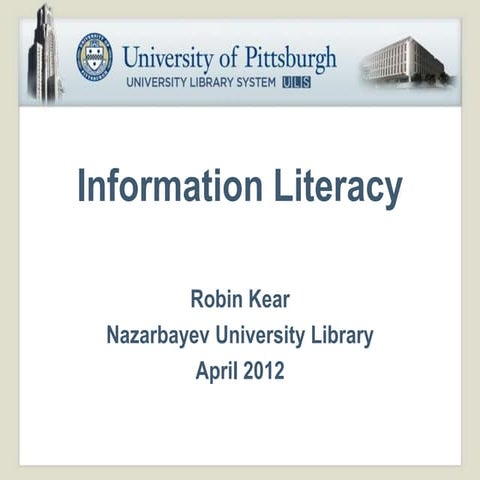 Robin kear   information literacy