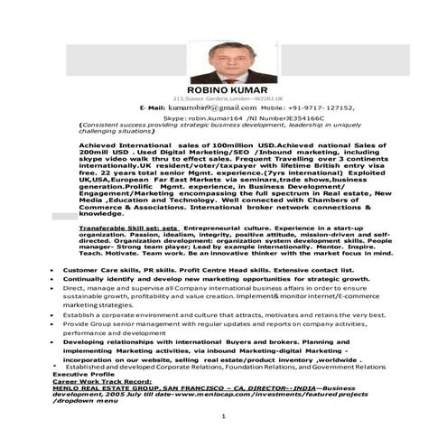 ROBIN KUMAR-CV- 7b India (2) | DOCX