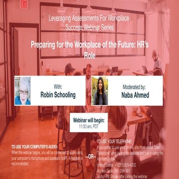 Preparing for Workplace of the Future: HR's Role