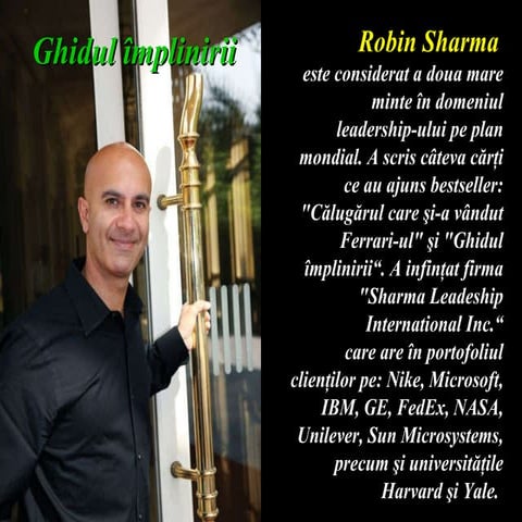 Robin sharma   ghidul implinirii