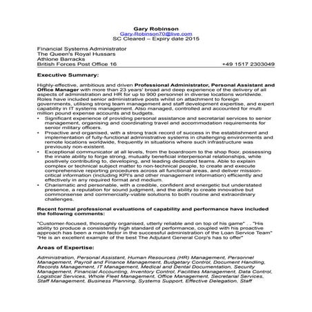 Close protection CV Mat Sumner 33 | PDF