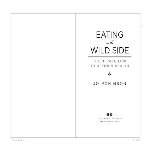 Robinson eating on the wild side