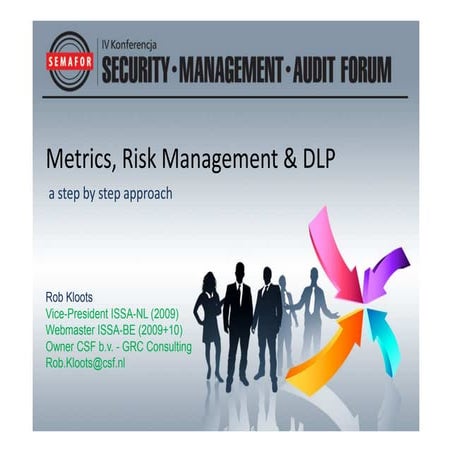 Metrics, Risk Management & DLP