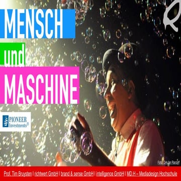 Keynote: Mensch + Maschine – Gamification & BigData