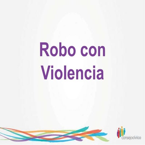 Robo con violencia mayo 2015