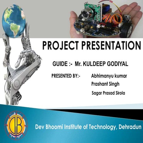 Robocop final year project presentation by Abhimanyu Kumar