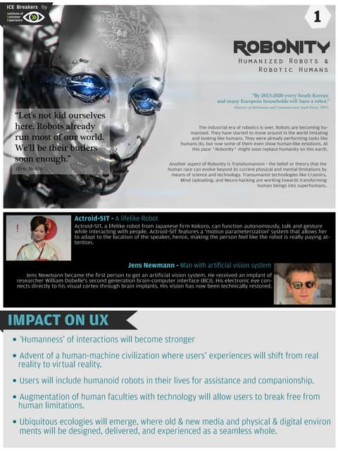 Robonity: Humanized Robots and Robo...