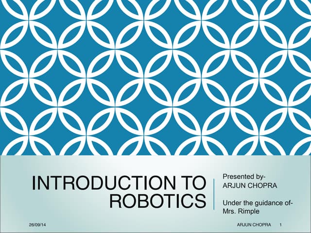 Robotics 