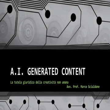 Intelligenza Artificiale e Copyright: quale tutela giuridica per la creatività non umana? 