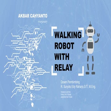 Robot berjalan dengan relay | PPTX