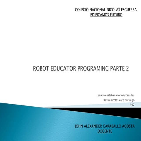 Robot educador 2