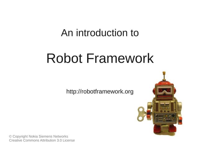 Robot Framework Dos And Don'ts