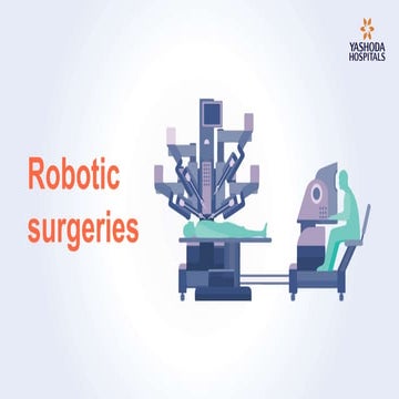 Robotic surgeries: Procedures, Advantages and Risks