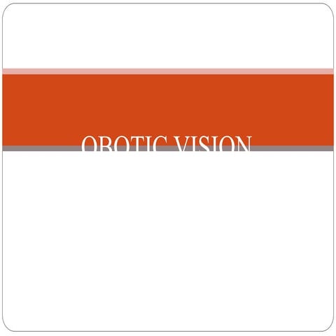 ROBOTIC-VISION system in the field of robotics