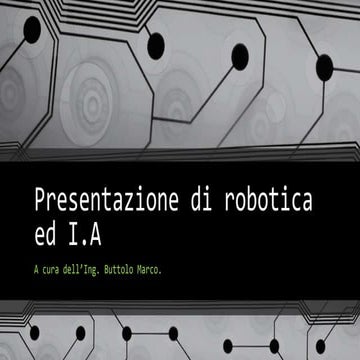 Robotica ed I.A