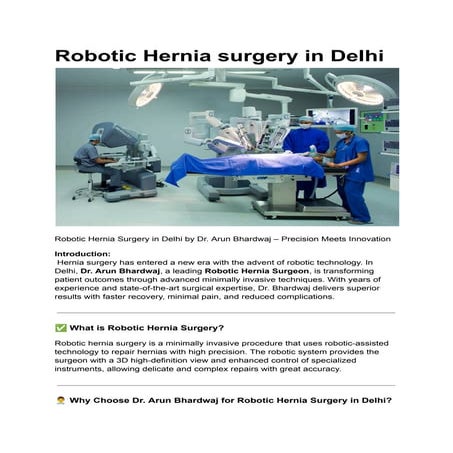 Robotic Hernia surgery in Delhi .pdf