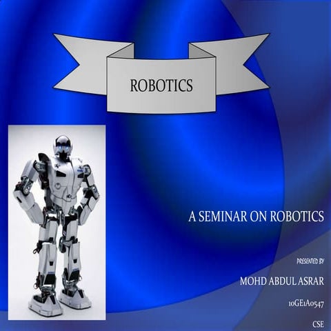 Robotic presentation | PPT