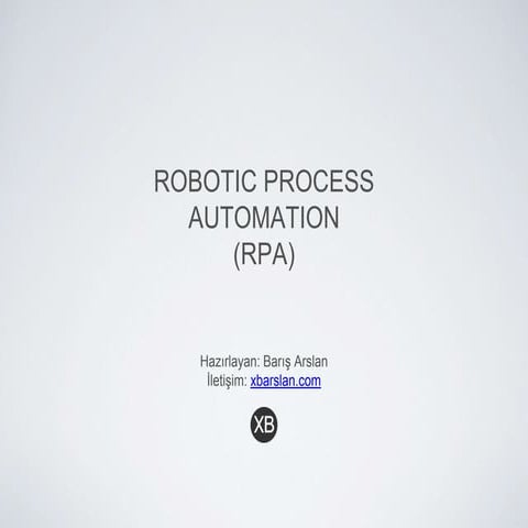 SITIST 2018 Part 2 - Robotic Process Automation (RPA)