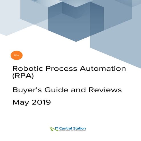 RPA Vendors report ITCentralStation - May 2019