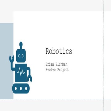 Robotics in Libraries - Education and Automation | PPTX