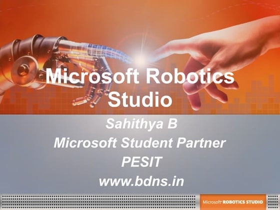 Introduction to robotics | PPT