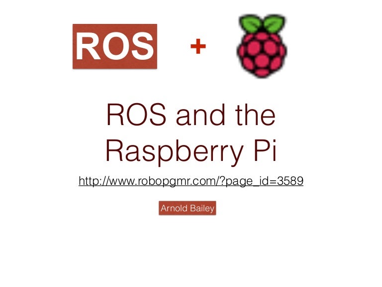 ros and raspberry pi