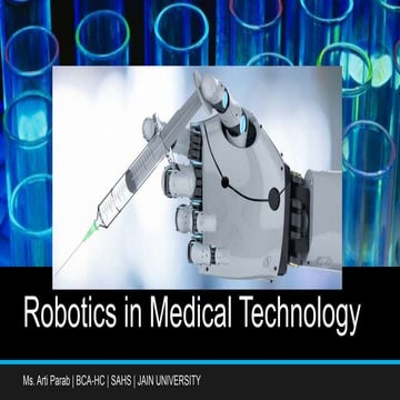 Robotics in Medical Technology.pptx