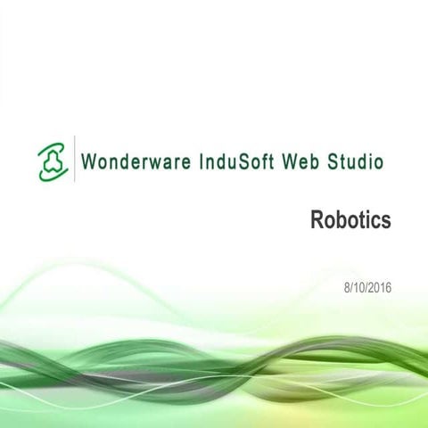 Kawasaki Robotics and InduSoft Web Studio: InduSoft Presentation