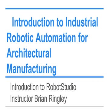 Robotics lecture 02