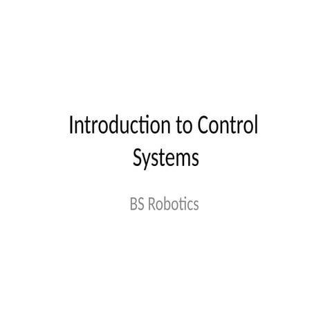 PID controller in control systems | PDF