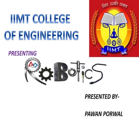 Robotics ppt 1