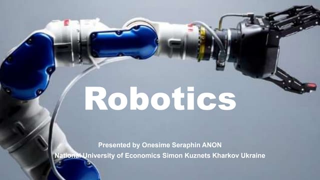 Robotics presentation