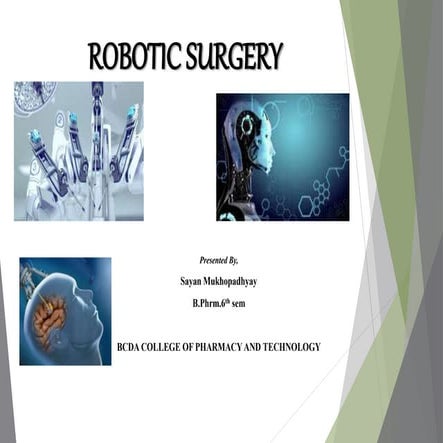 Robotic surgery 