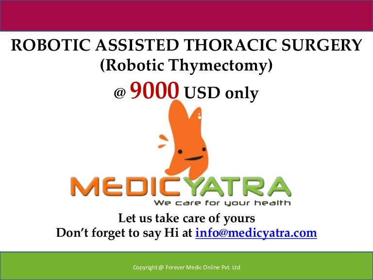 robotic thymectomy Surgery & Treatment MedicYatra