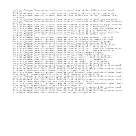 All version office keys | TXT