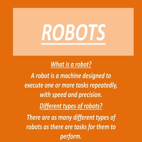 Robots Uses, Pictures, Types and More