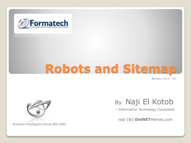 Robots and-sitemap - Version 1.0.1