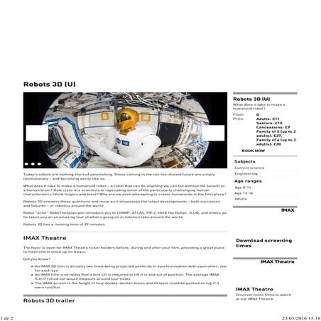 Animatronics Presentation | PPTX