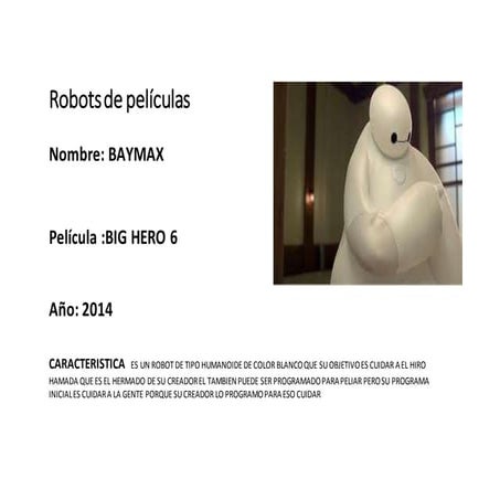 Robots de películas galvan y mura