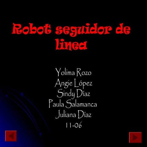 Robot seguidor de linea