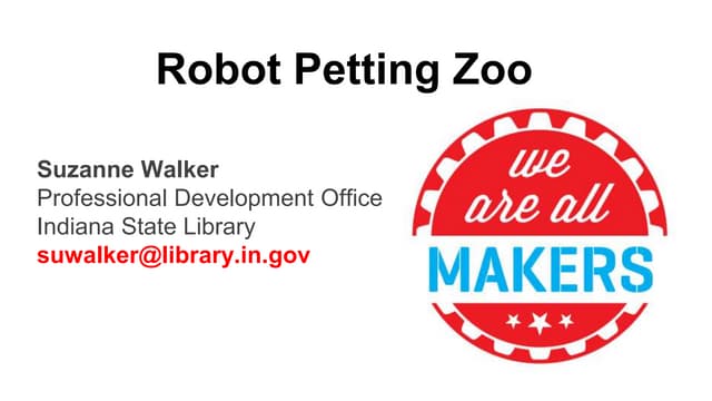 Robot Petting Zoo