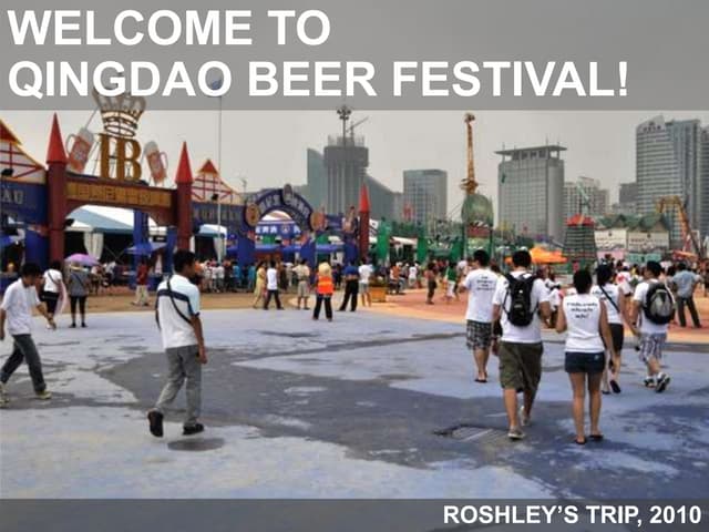 Roshley @ Qingdao Beer Festival