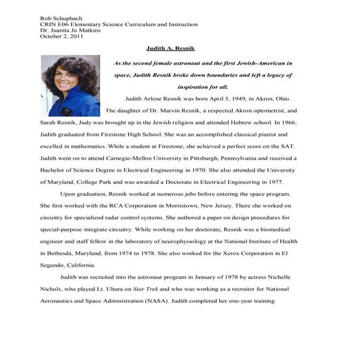 Rob schupbach.judith resnik