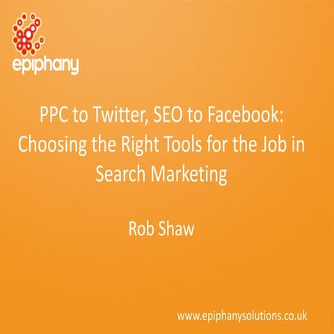 Rob shaw   ppc to twitter