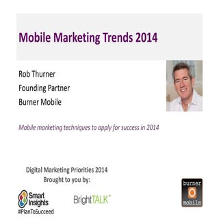 Mobile marketing trends 2014